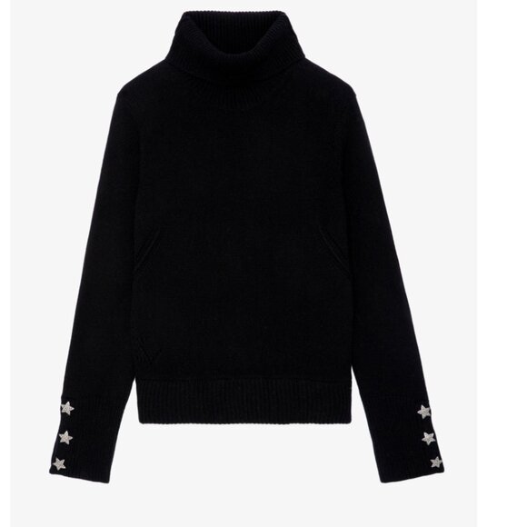 Zadig & Voltaire Boxy RC Bijoux Cashmere & Wool sweater small - Picture 3 of 13